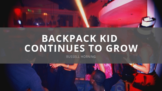 Russell Horning Backpack Kid Continues to Grow
