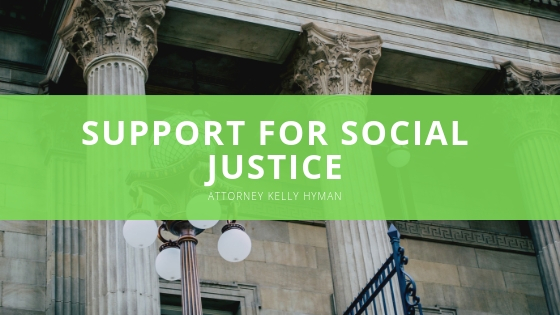 Attorney Kelly Hyman support for social justice