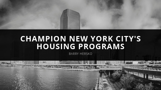 Barry Hersko champion New York Citys housing programs