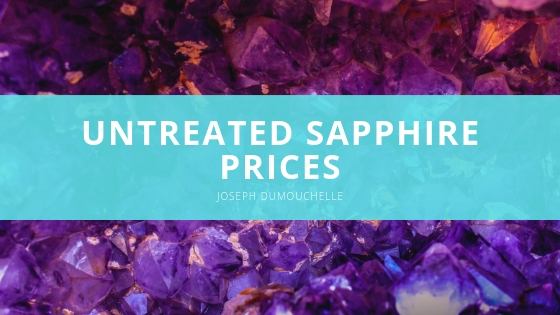 Joseph DuMouchelle untreated sapphire prices