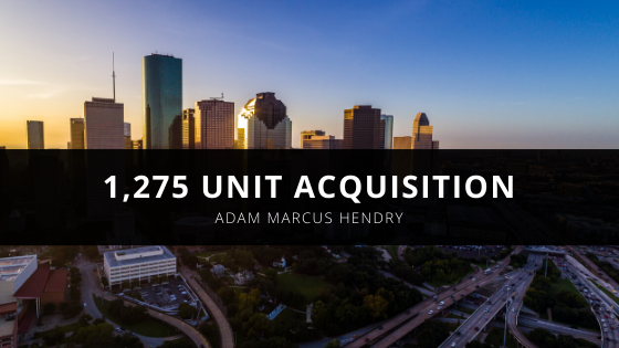Tzadik Management’s Adam Marcus Hendry enters Houston Market with Unit Acquisition